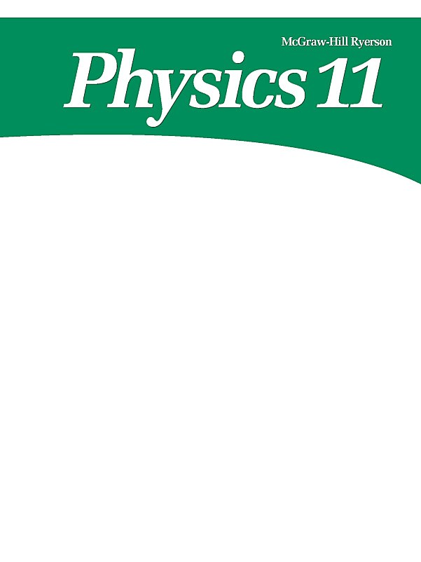 加拿大高中物理教材PDF：McGraw-Hill Ryerson Physics 11/12 两册电子版下载