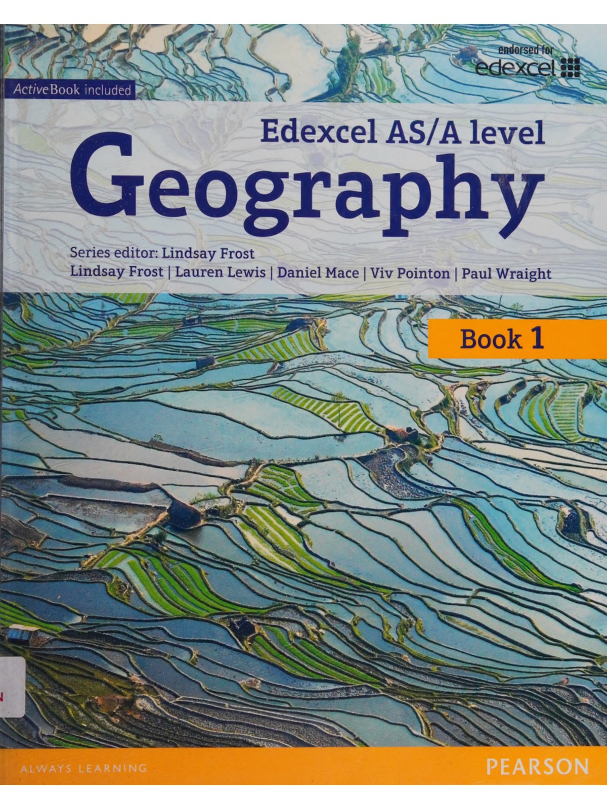 培生Edexcel A-Level地理教材第一册封面