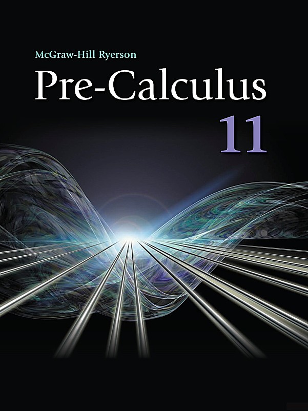 加拿大高中数学教材PDF:McGraw-Hill Ryerson Pre-Calculus 11/12 两册电子版下载