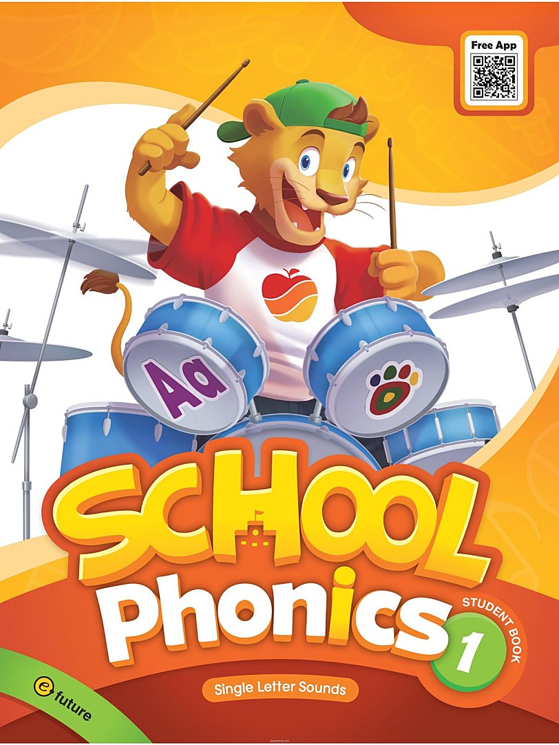 School Phonics教材PDF：e-future四级自然拼读全套（学生书+练习册+读物+音频）下载