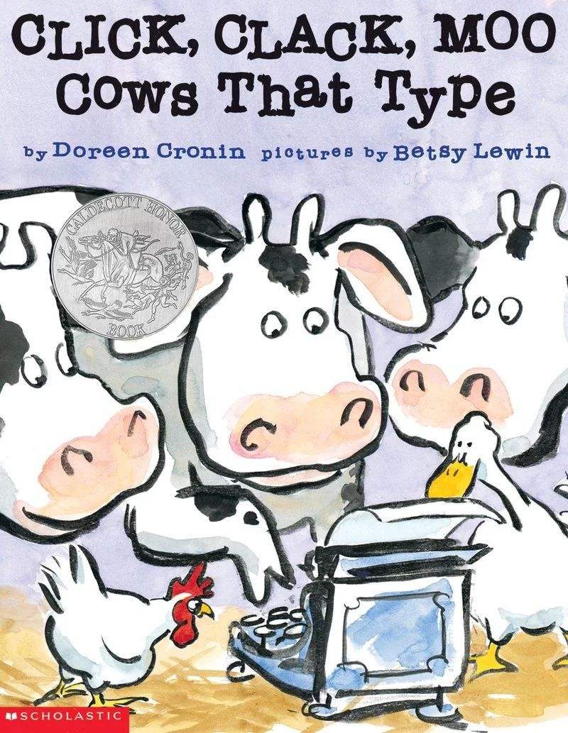 Click Clack Moo Cows That Type会打字的牛（PDF+MP3+视频）