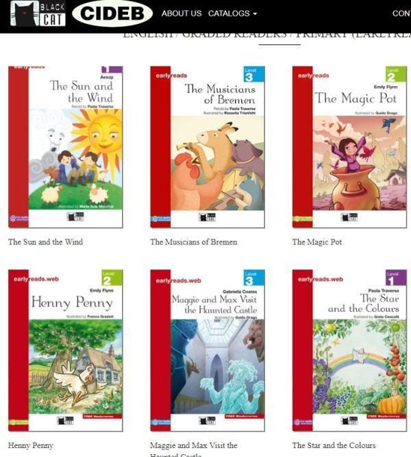 Black cat Earlyreads 黑猫出版社初级中级高级1-6级共64册（PDF+MP3）