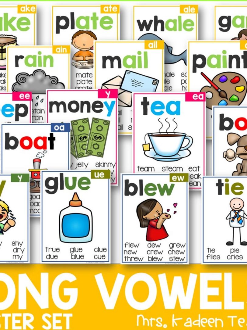 自然拼读神器，115组PhonicsPoster单词闪卡