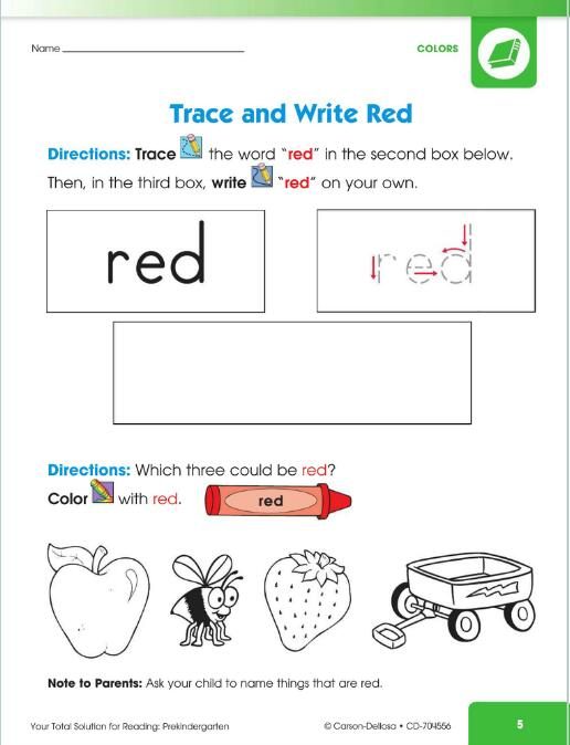 美国学前小学低幼阅读练习册Your Total Solution for Reading Prk-G2共四册
