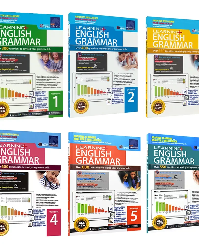 新加坡新亚语法 Sap Learning English Grammar 1-6