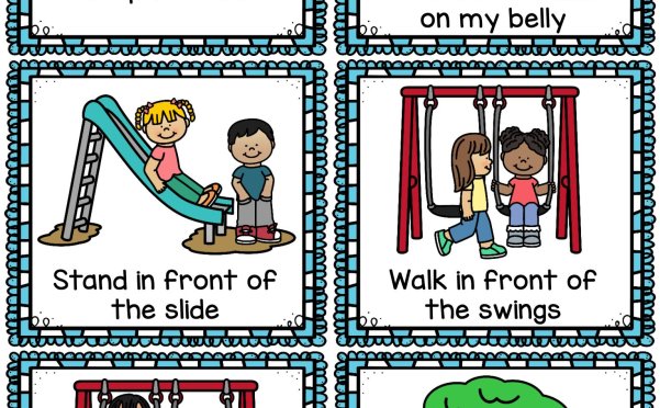 《好习惯培养英文墙卡120张》孩子规则培养必备PDF