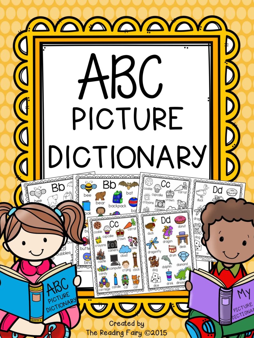 《Abc Picture Dictionary》26个字母单词卡海报PDF