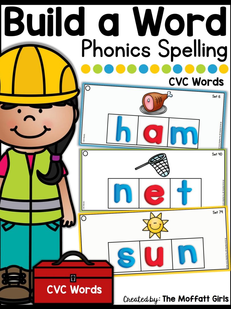 《Build a word自然拼读单词练习》六册英文启蒙教材PDF