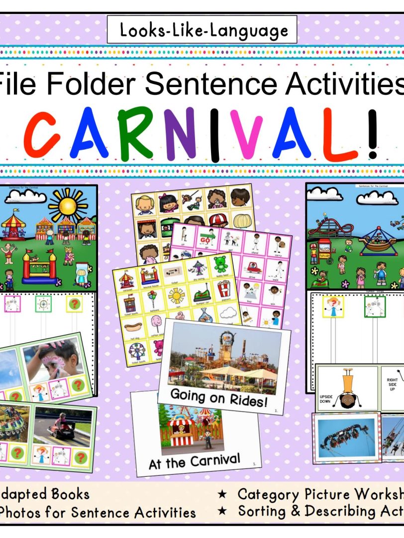 《File Foder Games-Outdoors Sentence Activities》六册户外主题互动书