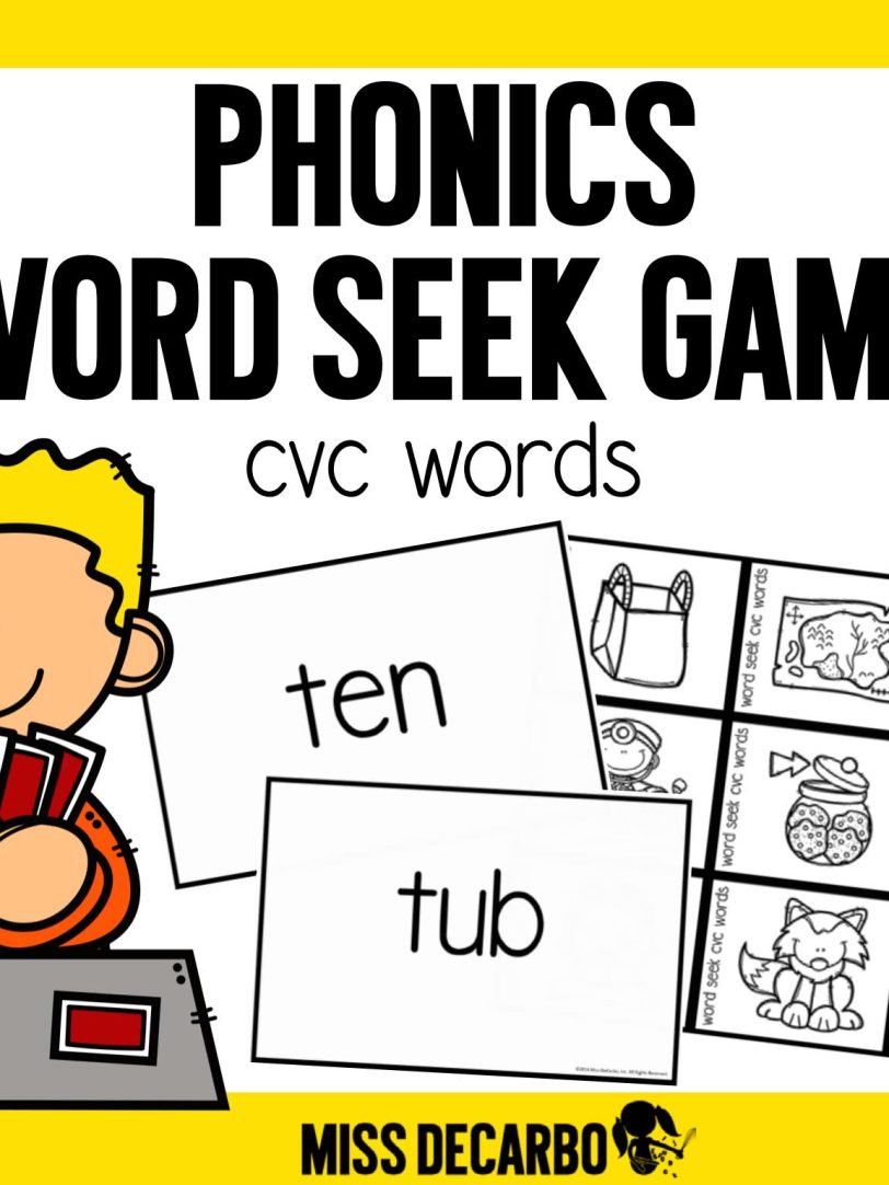 《Phonics Word Seek Game英语启蒙游戏》八册自然拼读练习PDF