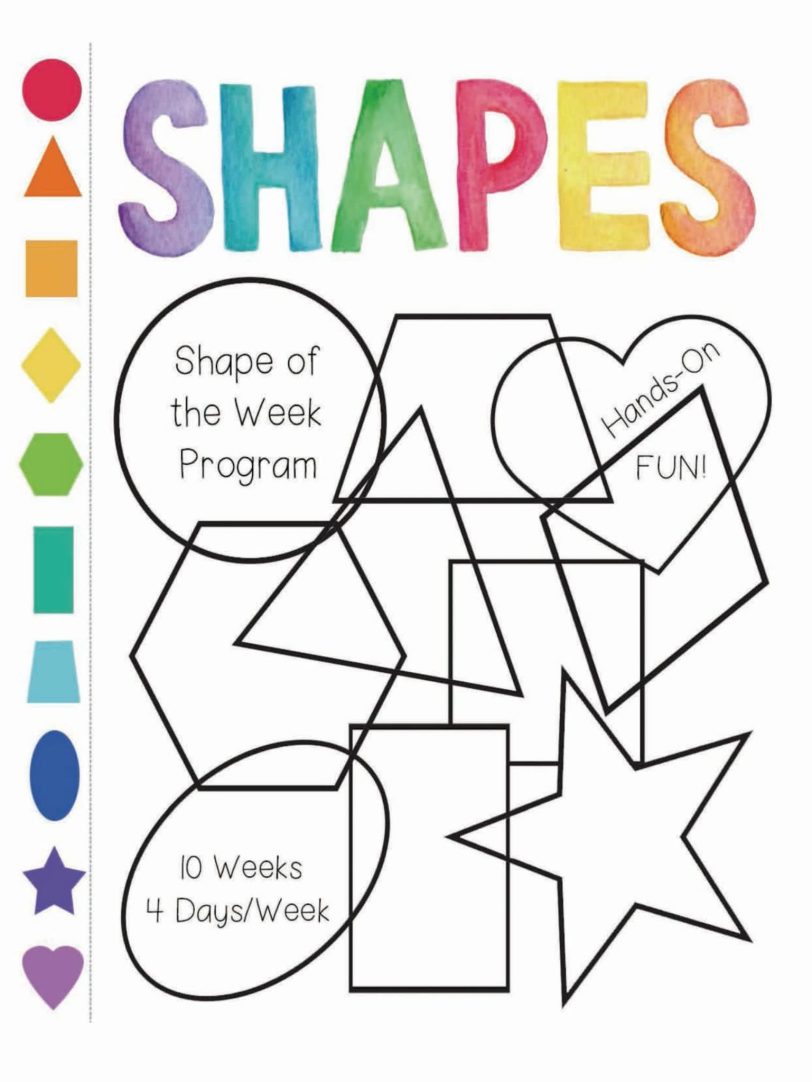 《Shapes形状认知练习册》帮助孩子高效完成启蒙认知PDF