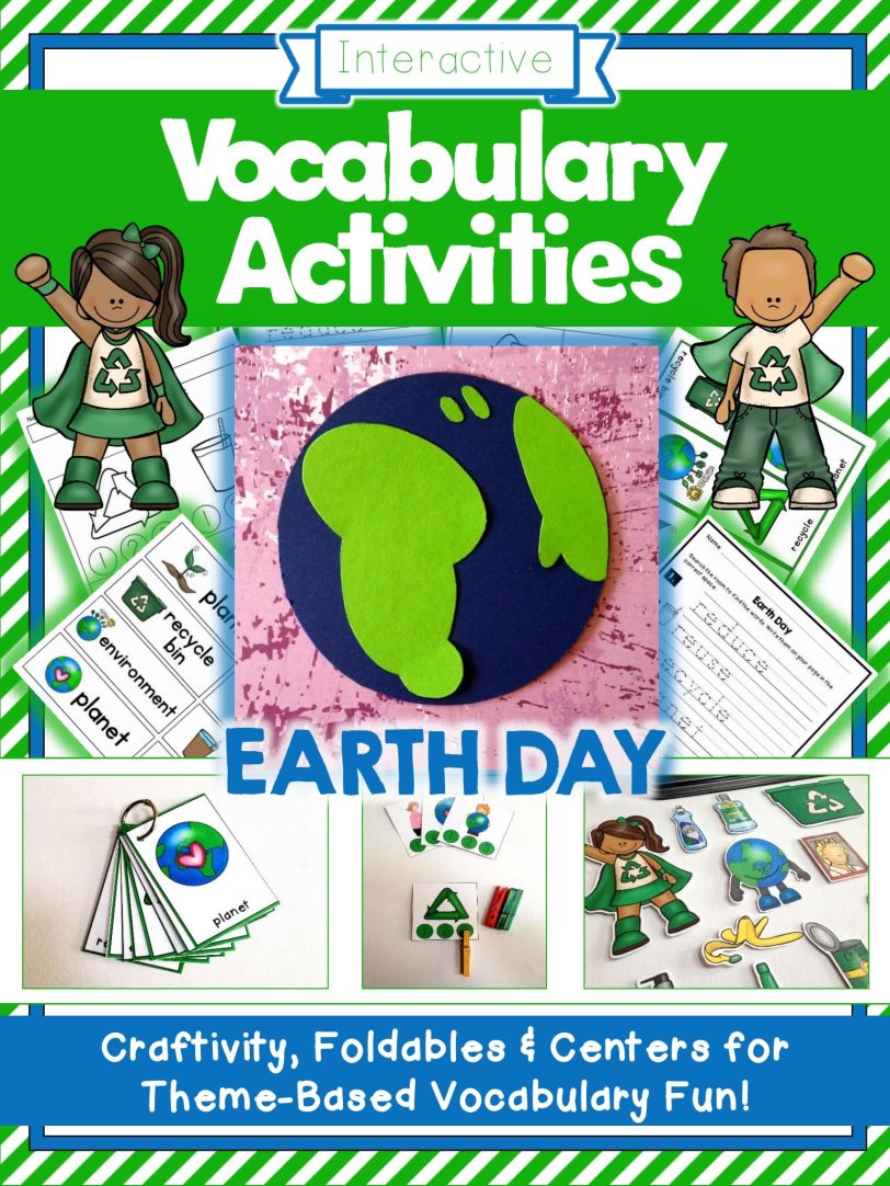 《Vocabulary Activities系列》24套主题风琴书英语素材包