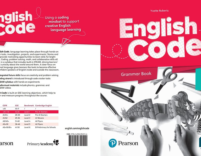 《English Code Grammar Book》1-6册英语代码语法书STEAM教材PDF