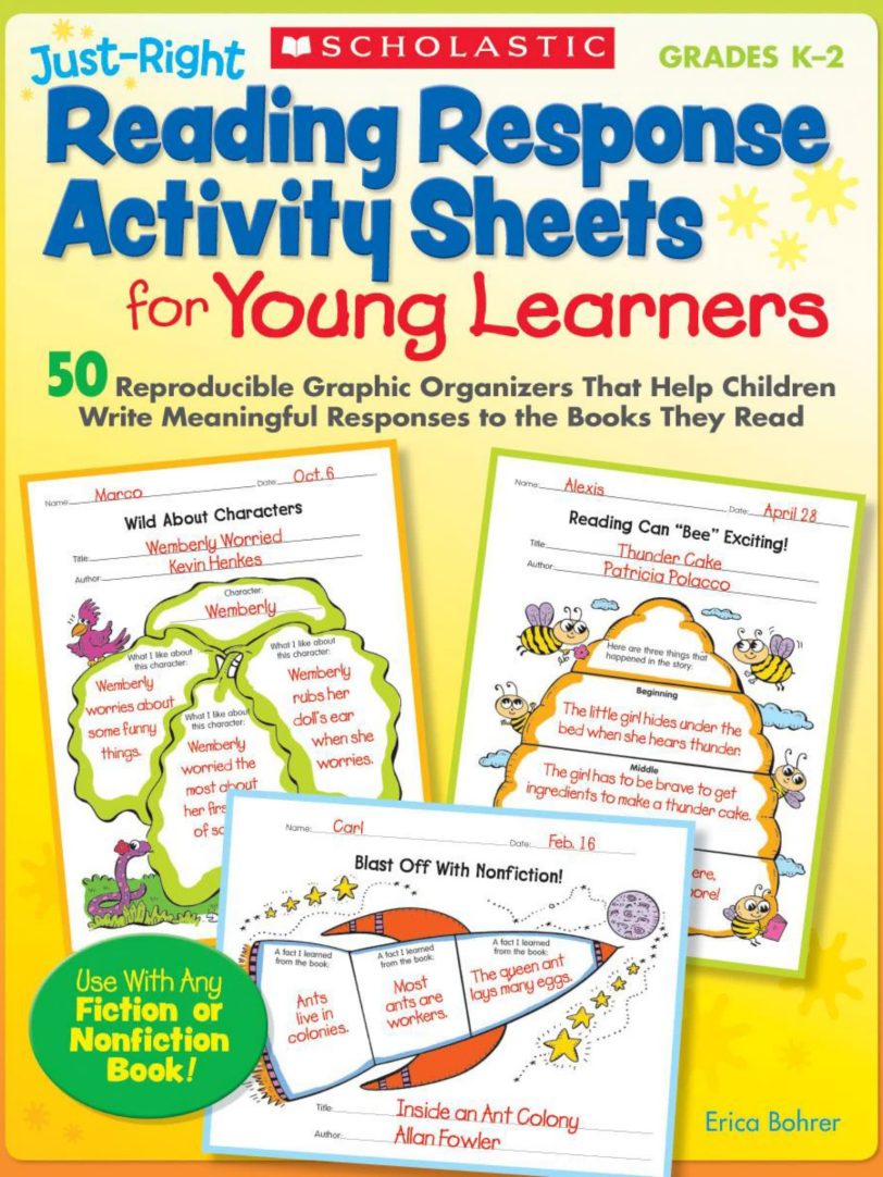 《Reading Response Activity Sheets》英文阅读报告活动表PDF