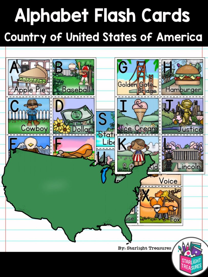 《三册字母单词海报》彩色环创黑白涂色英文闪卡PDF