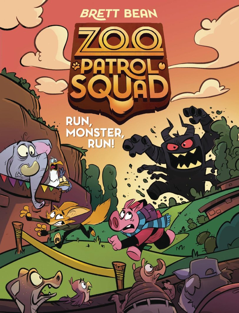 Zoo Patrol Squad Series 1-4册动物巡逻队系列儿童全彩英文漫画