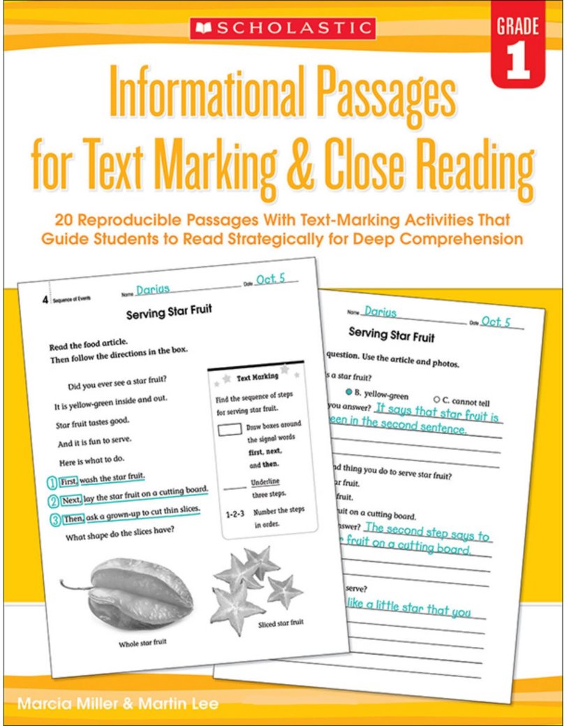 美国学乐阅读方法训练手册 Informational Passages