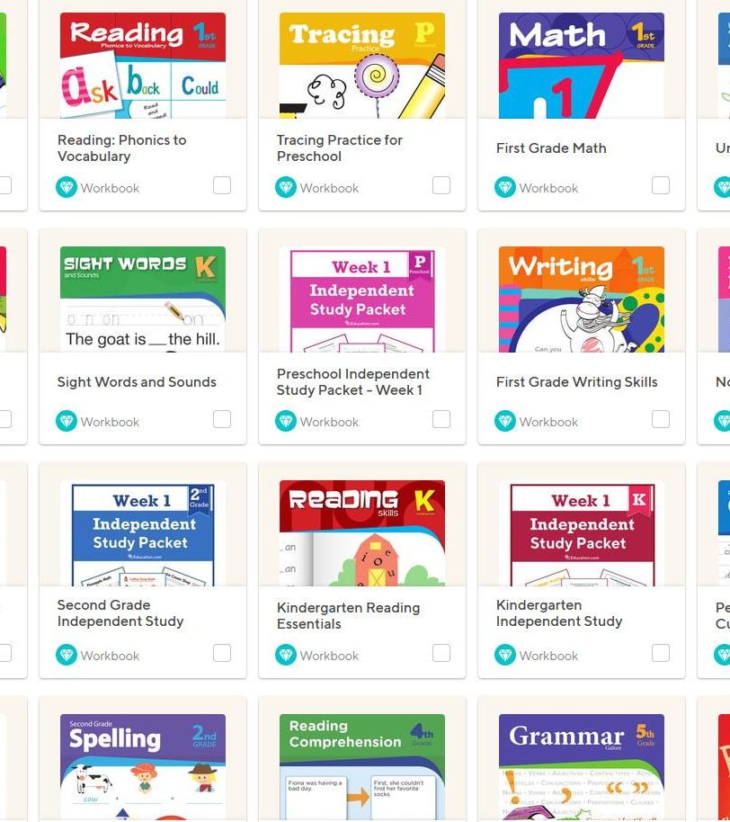 从幼儿园到小学Education workbook