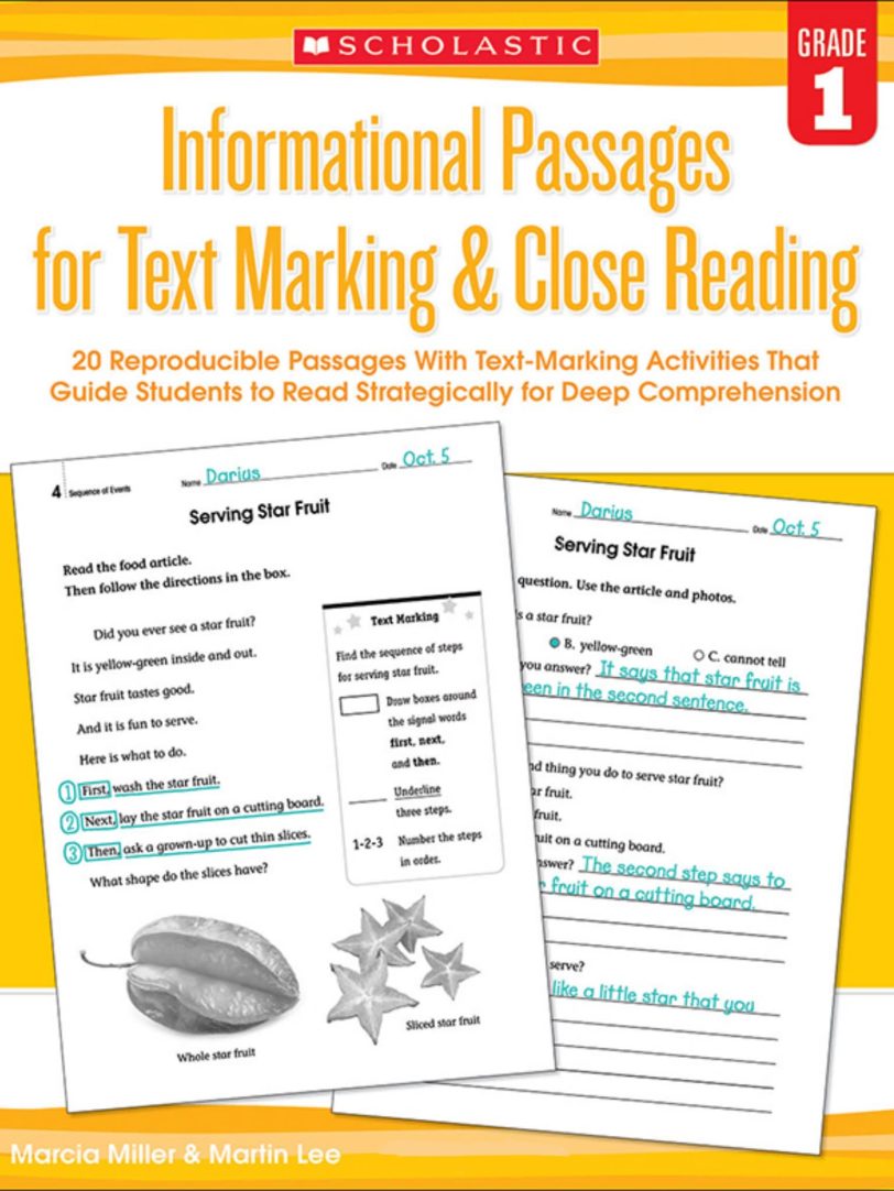 美国学乐阅读方法训练手册 Informational Passages