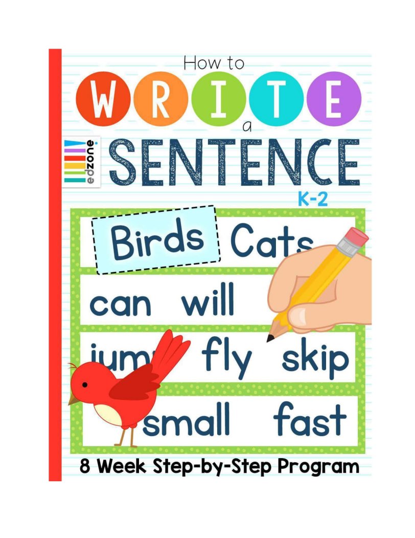 低龄儿童英文句子入门最佳练习 How to write a sentence