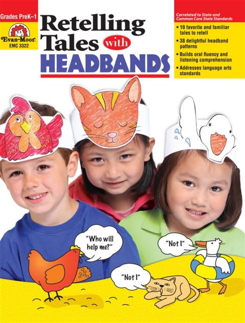 经典童话复述表演故事书Retelling Tales with Headbands