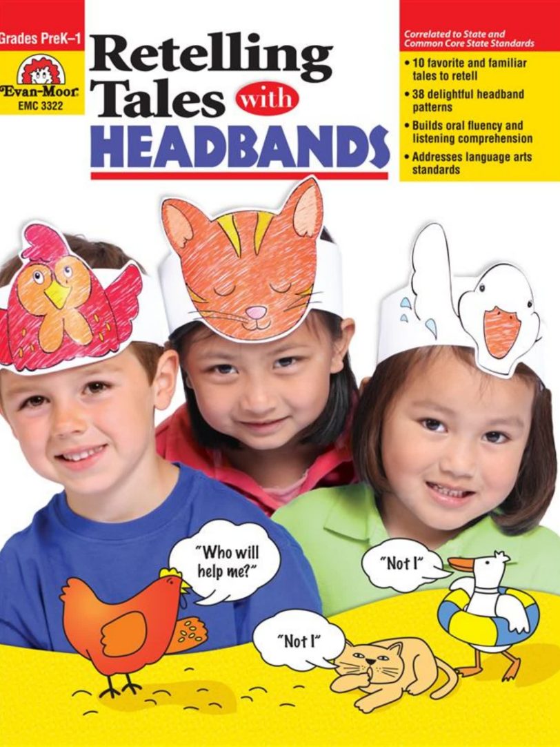 经典童话复述表演故事书Retelling Tales with Headbands