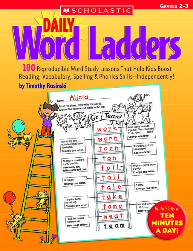 学乐猜谜爬梯词汇练习册 Daily word ladders
