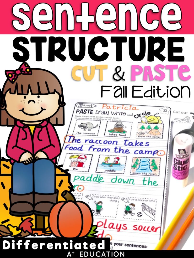 TPT原版趣味写作启蒙练习册How to Write Sentences