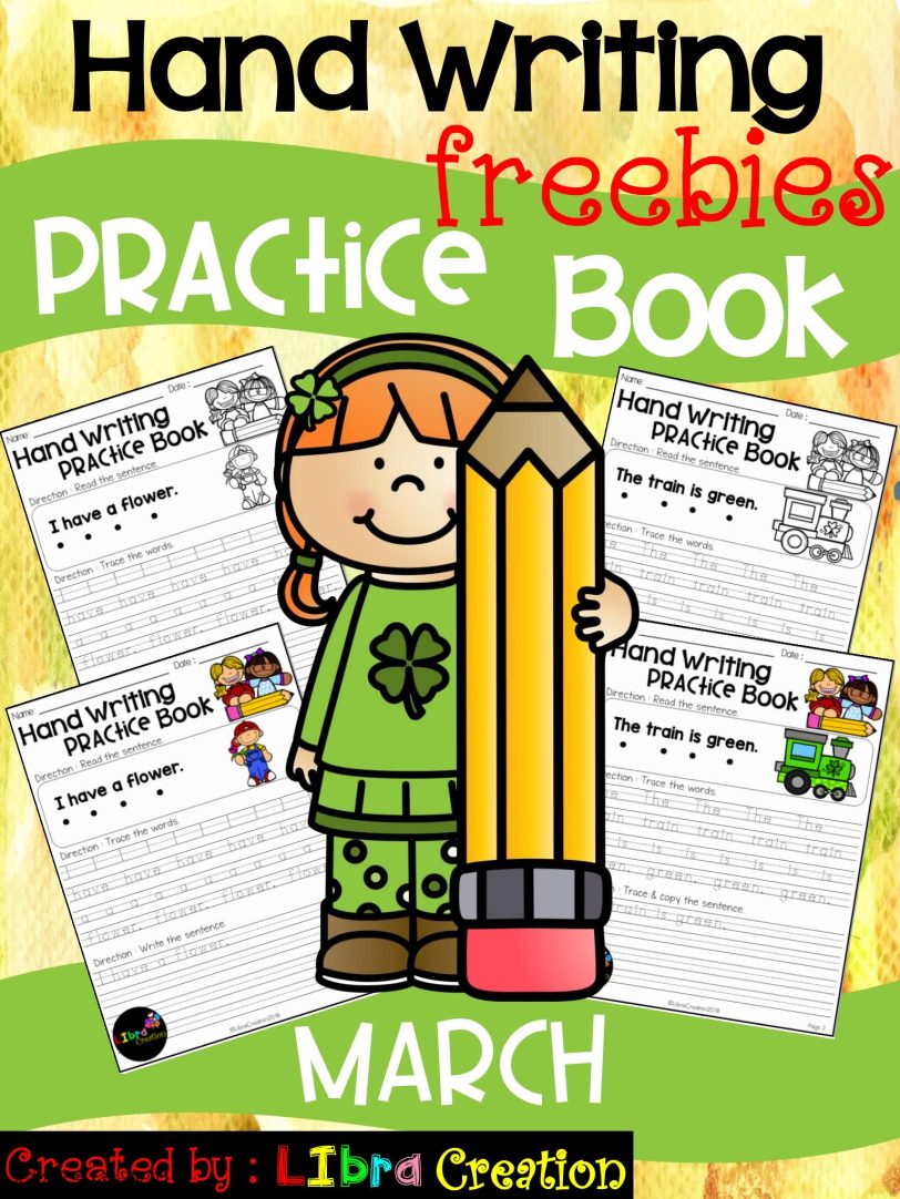 英文 书写 入门 练习纸 Hand Writing Practice Book