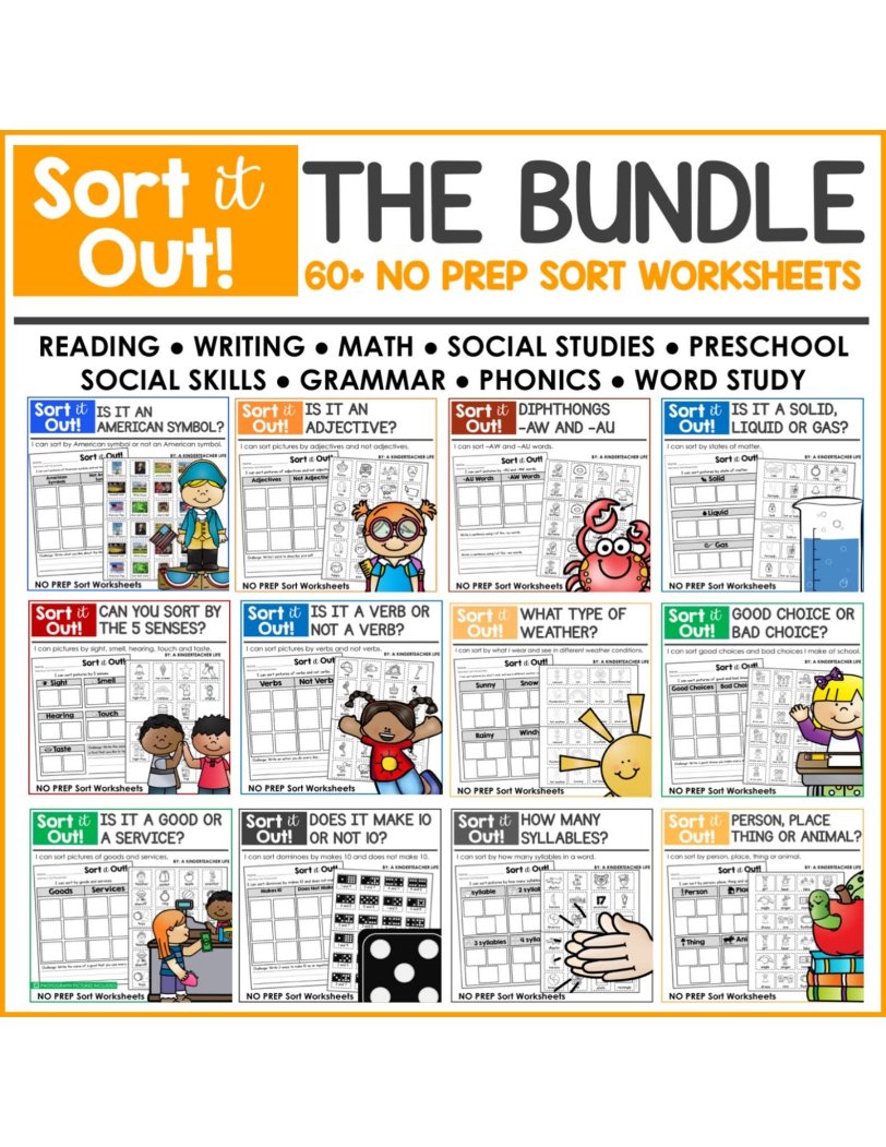 英文原版Sort it out分类练习册