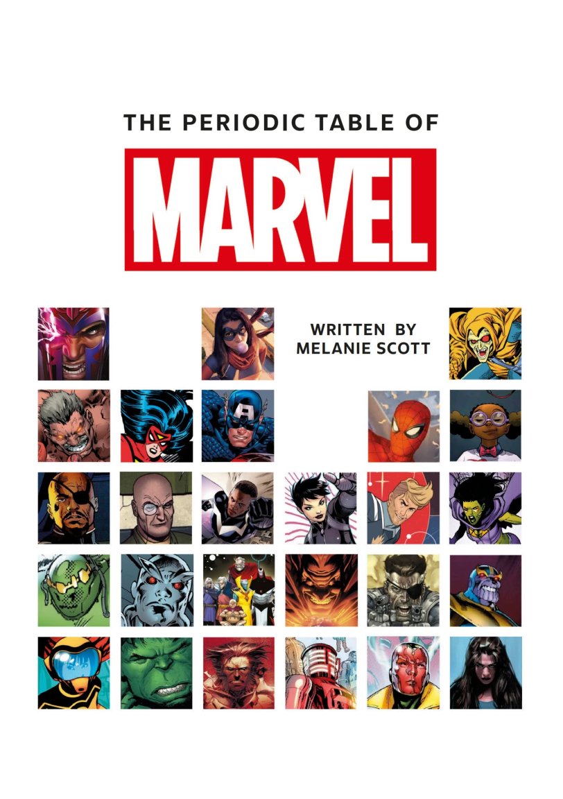 DK英文绘本The Periodic Table of Marvel漫威元素周期表