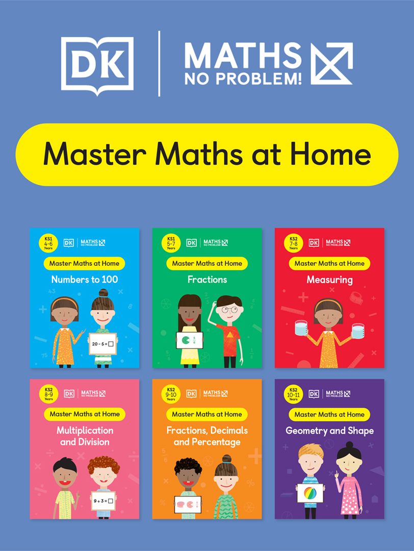 DK Maths No Problem系列英文原版数学练习册6级37册