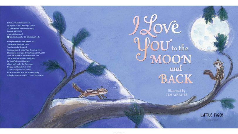 英文原版绘本I Love You to the Moon and Back