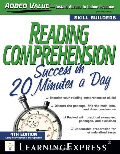 Reading Comprehension Success in 20 Minutes a Day阅读技能训练手册