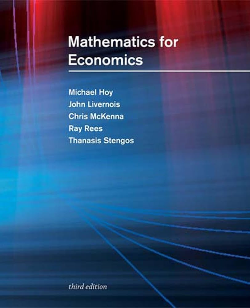 经济数学Mathematics for Economics教材 英文第三版