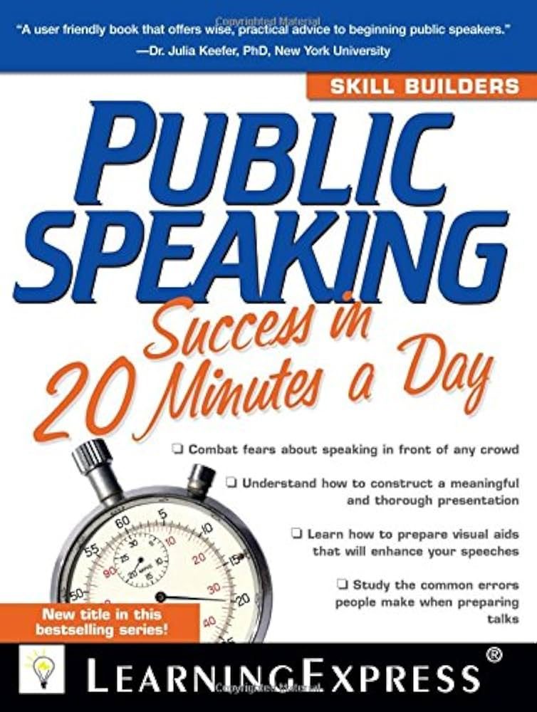 演讲表达学习书Public Speaking Success in 20 Minutes a Day