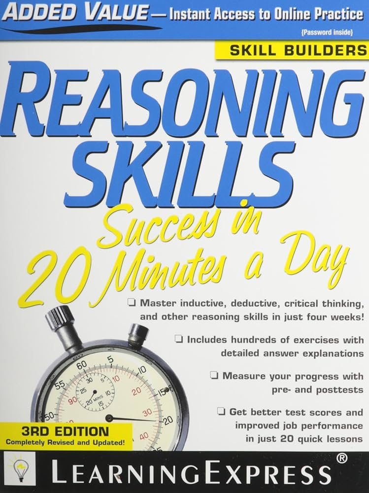 Reasoning Skills Success in 20 Minutes a Day每天20分钟打造逻辑思维力