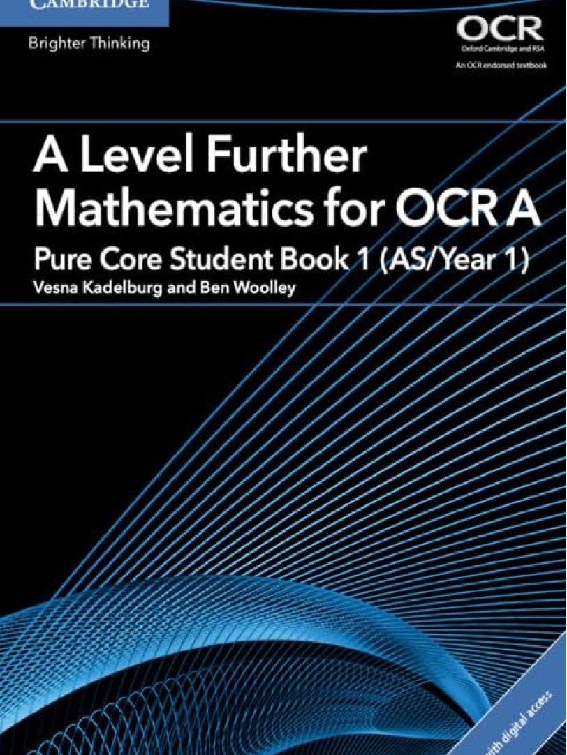 Cambridge A Level Further Mathematics for OCR A 数学系列教材