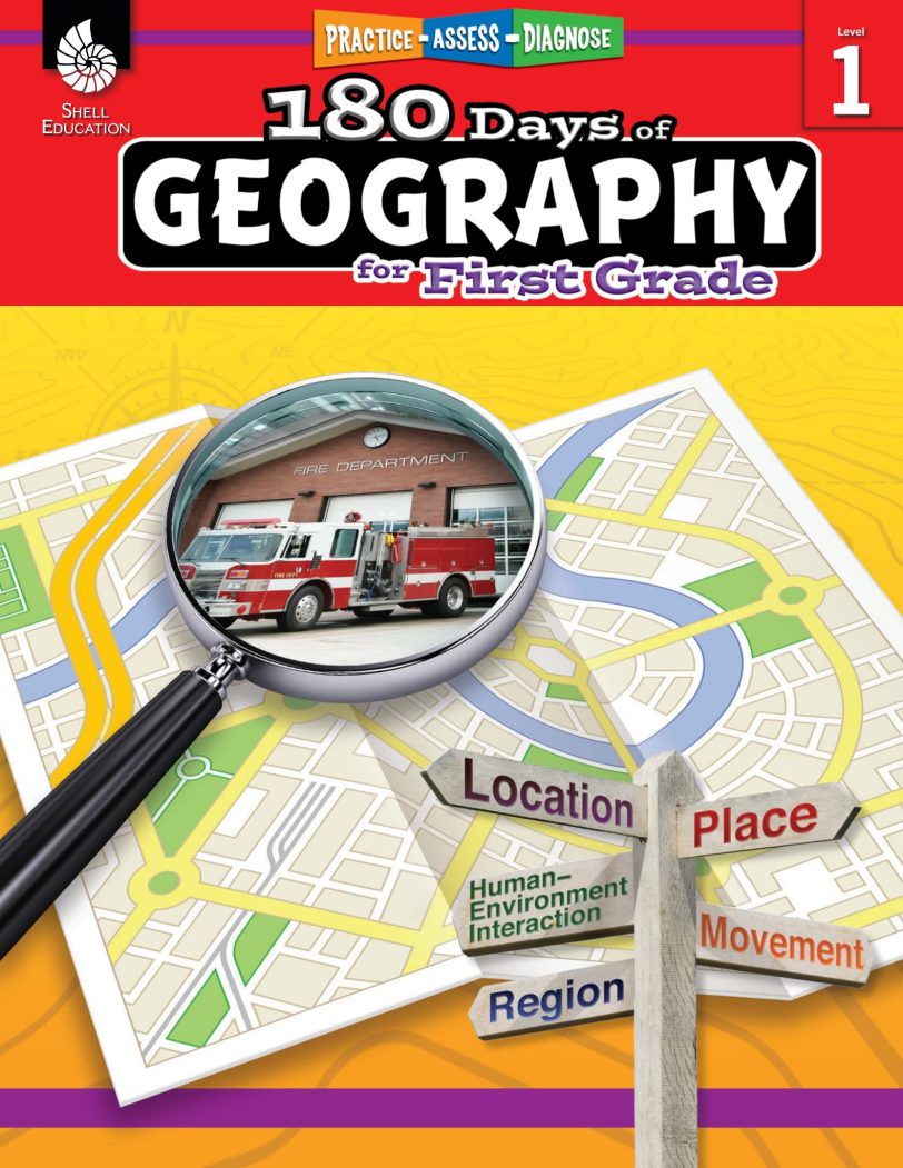 180 Days of Geography 美国小学地理练习册